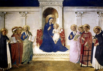 Beato angelico, madonna delle ombre