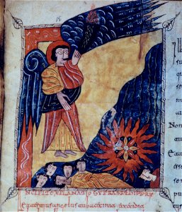 Beatus Escorial - 94r Third trumpet