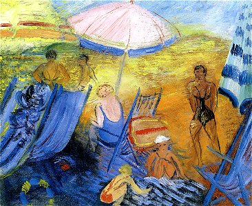 Beach2. Sigrid Hjertén