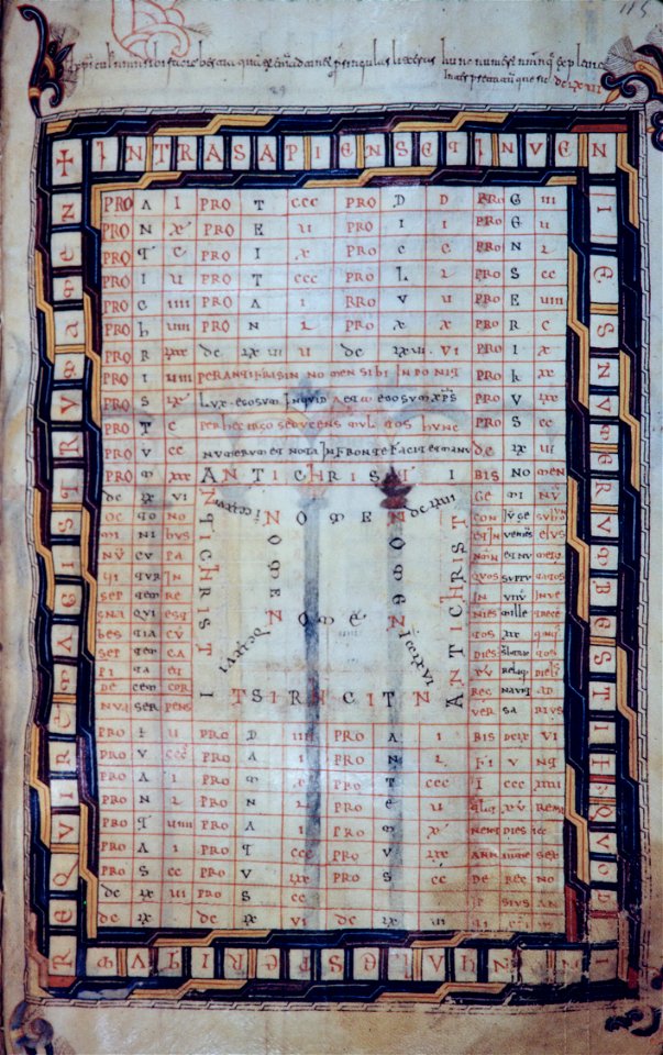 Beatus Escorial - Table 01