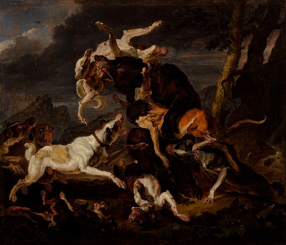 Bear Hunting by Abraham Hondius 1329 (OK)
