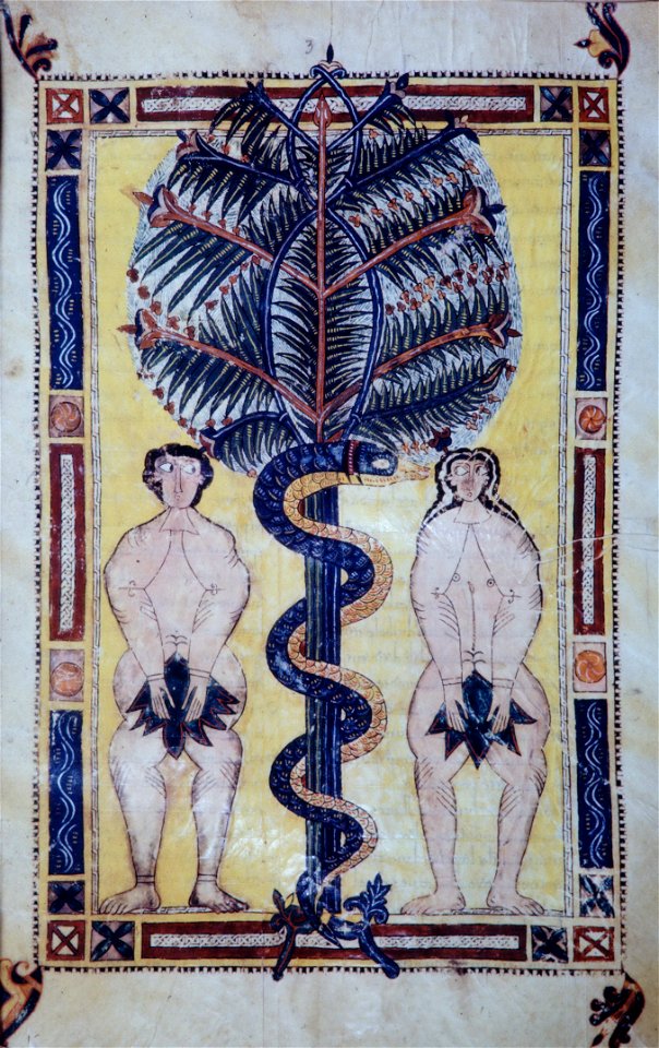 Beatus Escorial - 18 Adam and Eve