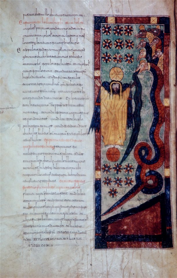 Beatus Escorial - Woman and dragon