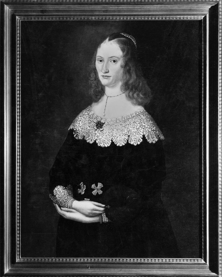 Beata Sparre af Rossvik, 1584-1655, gift med 1. Abraham Leijonhufvud 2. Karl Bonde - Nationalmuseum - 38917