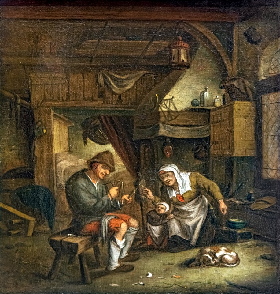 Beaux-Arts de Carcassonne - Intérieur hollandais - David Teniers l'Ancien