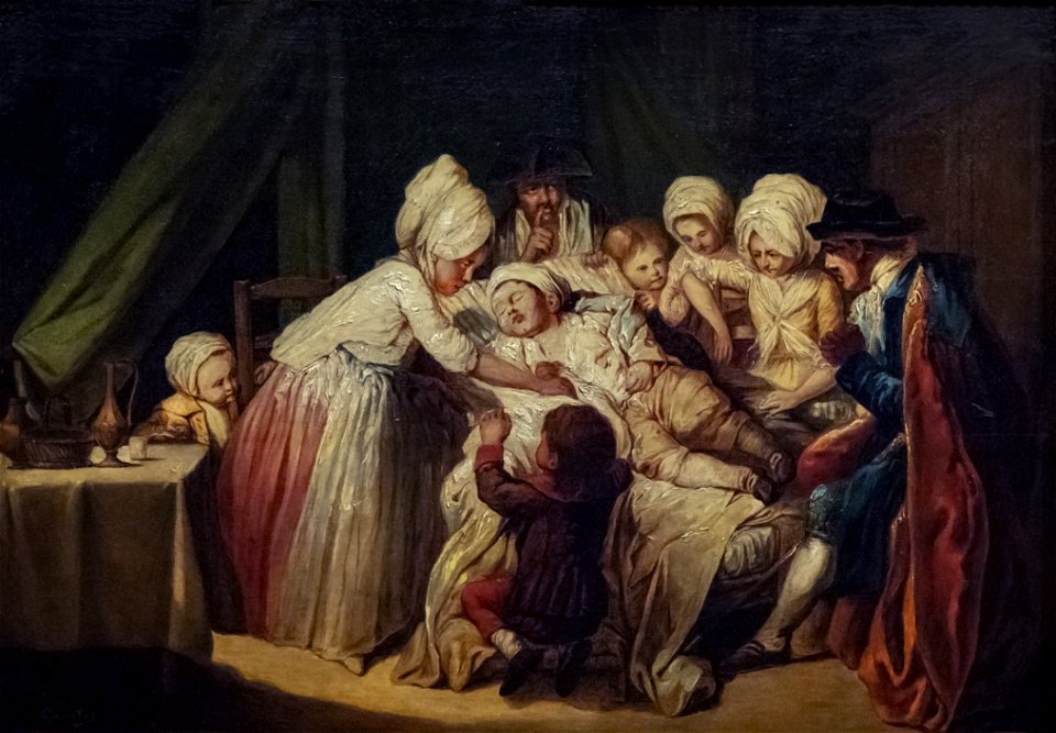 Beaux-Arts de Carcassonne - L'enfant malade - Tadeusz Kuntze - Joconde04400001345