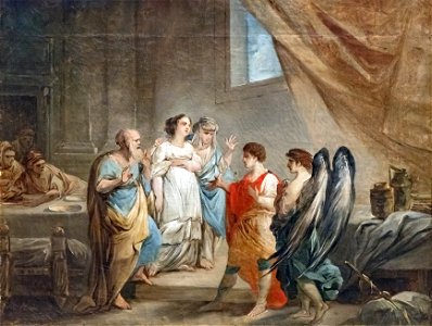 Beaux-Arts de Carcassonne - Le mariage de Tobie et de Sara - Jacques Gamelin - Joconde04400001309