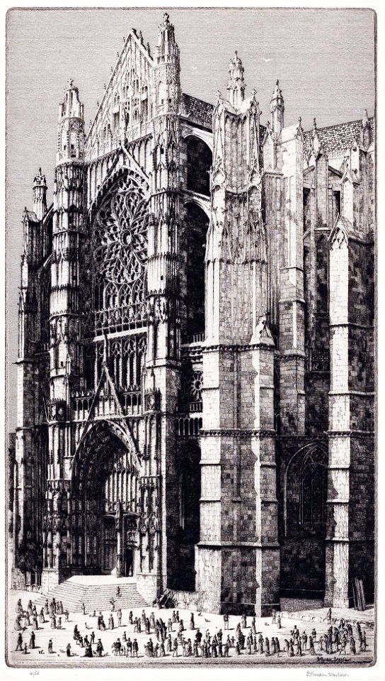 Beauvais Cathedral - Herbert Gordon Warlow - Warlow-93452