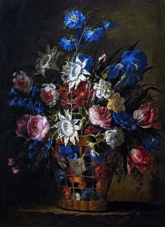 Beaux-Arts de Carcassonne - Corbeille de fleurs - Juan de Arellano