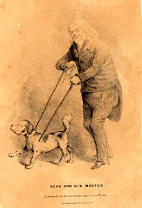 Beau and his master. (BM 1868,0808.9439)