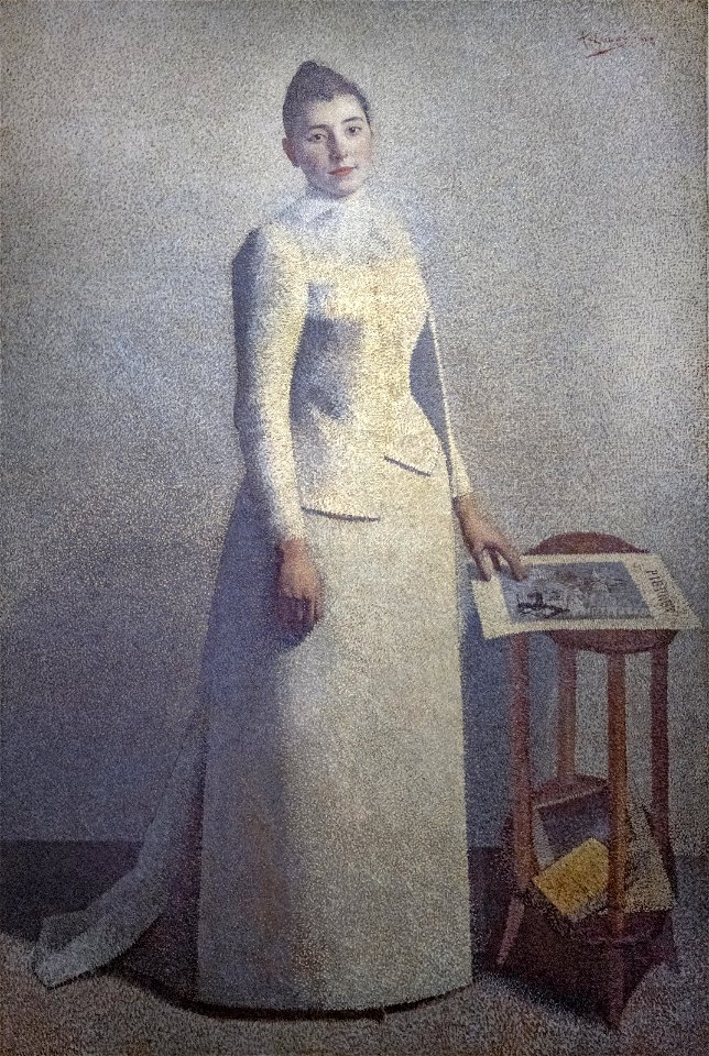 Beaux-Arts de Carcassonne - Portrait de Madame Astre (1892) - Achille Laugé 198x133 Salon de 1894 