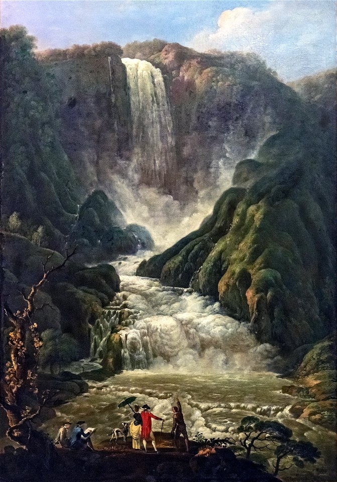 Beaux-Arts de Carcassonne - Cascade de Terni - Carlo Labruzzi 136x97 Joconde04400000402