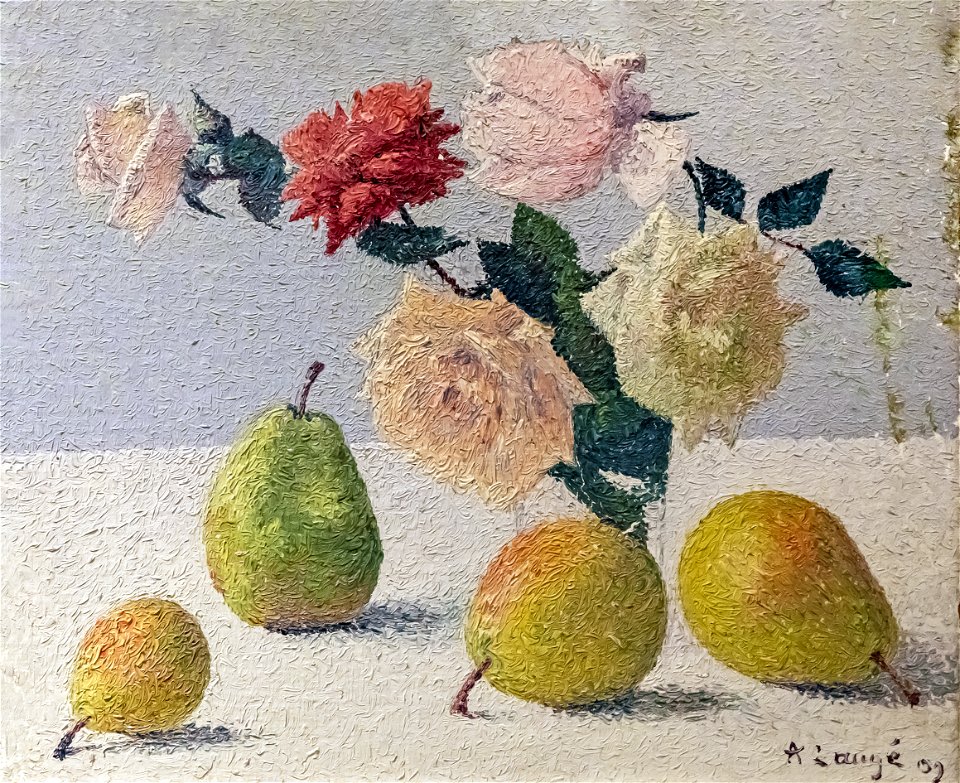 Beaux-Arts de Carcassonne - Fleurs et poires 1909 - Achille Laugé