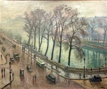 Beaux-Arts de Carcassonne - Quai de Conti, l'Automne - Albert Marquet 80x100