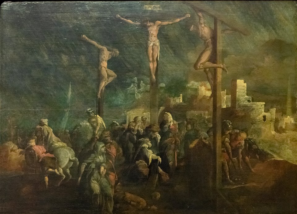 Beaux-Arts de Carcassonne - Le Golgotha - Jacques Gamelin - Joconde04400001332