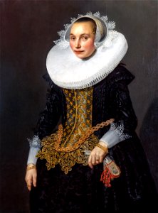 Beaux-Arts de Carcassonne - Portrait de femme - Michiel Jansz. van Mierevelt