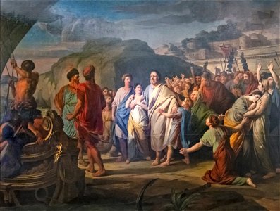 Beaux-Arts de Carcassonne - Regulus retournant à Carthage 1779 - Nicolas-Bernard Lépicié Joconde04400000248
