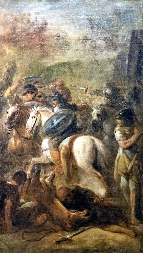 Beaux-Arts de Carcassonne - Choc de cavalerie 1791 - Jacques Gamelin Joconde04400001336