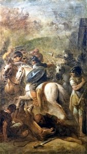 Beaux-Arts de Carcassonne - Choc de cavalerie 1791 - Jacques Gamelin Joconde04400001336. Free illustration for personal and commercial use.