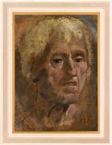 Beccafumi - Head of an Old Man with Open Mouth, 1535