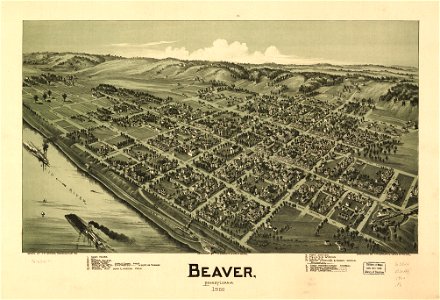 Beaver, Pennsylvania 1900. LOC 76693071