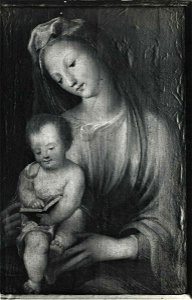 Beccafumi - Madonna con Bambino che legge, inv. 30
