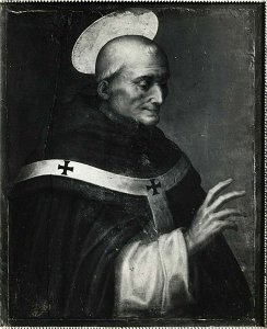 Beccafumi, seguace - Sant'Antonino Pierozzi, Collezione Chigi Saracini