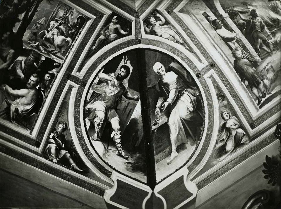 Beccafumi - Pretore Genuzio Cippo, Fortezza, Trasibulo Ateniese, Sapienza, Palazzo Pubblico
