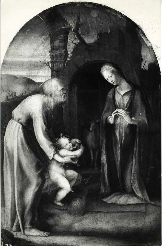 Beccafumi - Sacra Famiglia, inventario Polidori, n. 3987