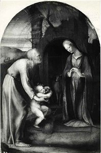 Beccafumi - Sacra Famiglia, inventario Polidori, n. 3987