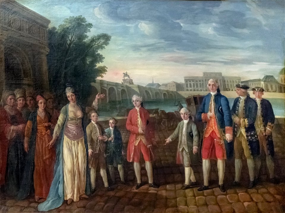 Beaux-Arts de Carcassonne - La famille Chénier (vers 1773) - Cazes fils Joconde04400000242