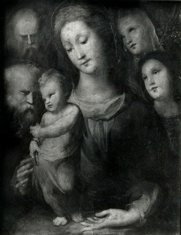 Beccafumi - Madonna con Bambino e santi, Collezione Briganti