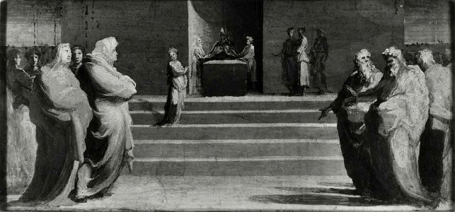 Beccafumi - Presentazione di Maria Vergine al Tempio, Collezione Earl of Oxford and Asquith