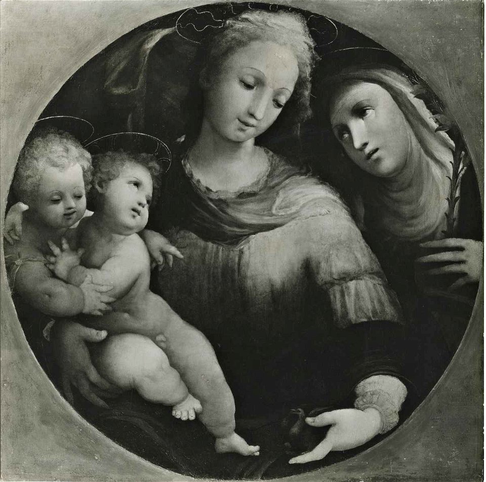 Beccafumi - Madonna con Bambino con san Giovannino e santa Caterina da Siena, Asta Christie's