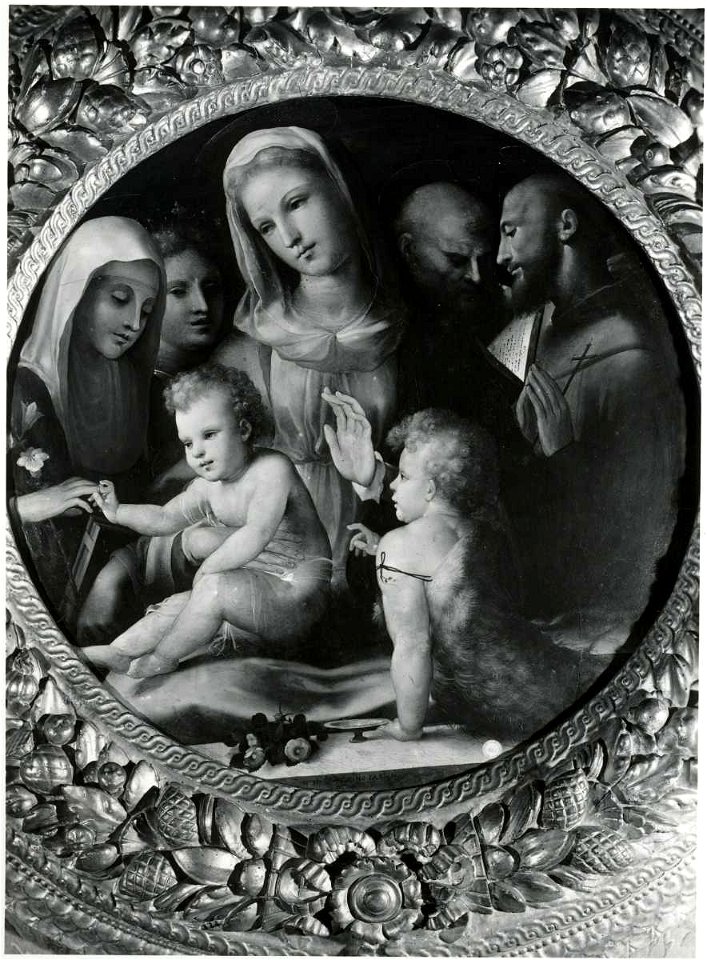 Beccafumi - Matrimonio mistico di santa Caterina da Siena con san Giovannino e santi, Galleria Doria Pamphilj