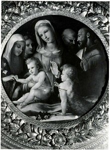 Beccafumi - Matrimonio mistico di santa Caterina da Siena con san Giovannino e santi, Galleria Doria Pamphilj