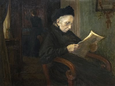 Beaux-Arts de Carcassonne - Portrait de Grand-mère (1899) - Henry d'Estienne - HP Envoie de l'Etat, 1901