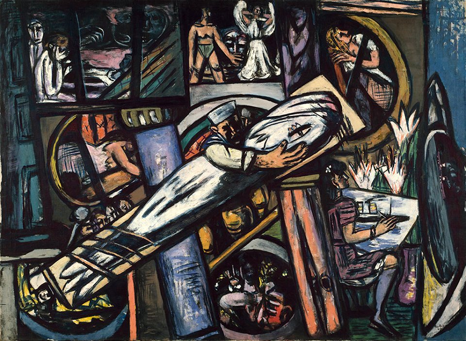 Beckmann-Max-The-Cabins-1948 Kunstsammlung NRW 