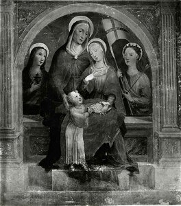 Beccafumi - Madonna con Bambino, sant'Anna, santa Maria Maddalena e sant'Orsola, Casa di riposo ed Istituzioni Riunite in Campansi