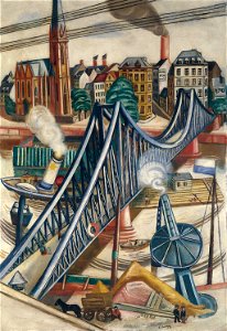 BeckmannMax-Der-eiserene-Steg-1922 Kunstsammlung NRW