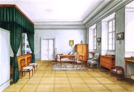 Bed-sitting room, 1843