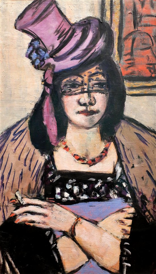 1941 Max Beckmann, Dame mit Hut
