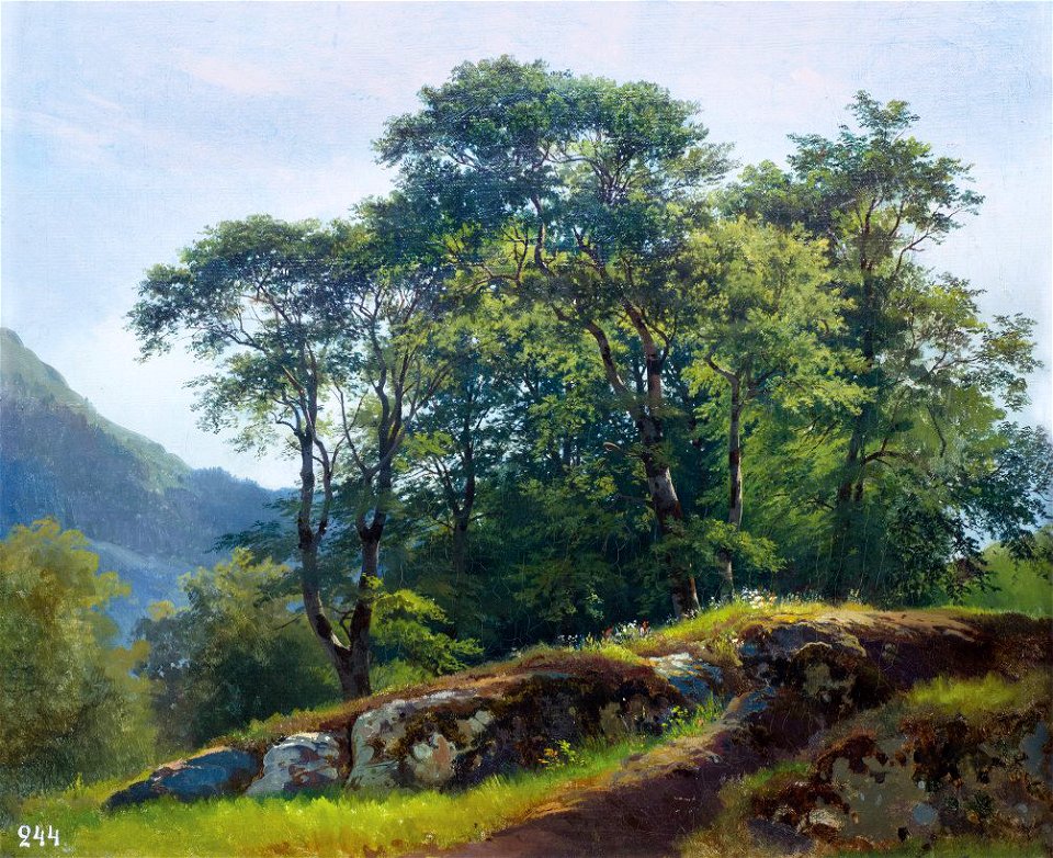 Beech Forest in Switzerland (Shishkin)
