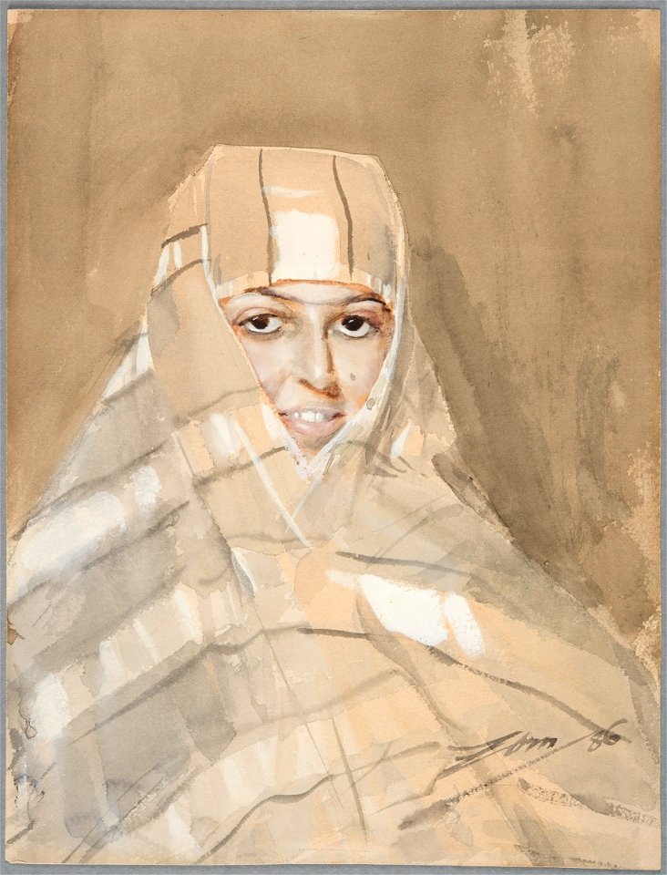 Bedouin Girl (Anders Zorn) - Nationalmuseum - 178161