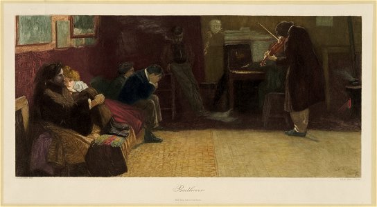 Beethoven - L. Balestrieri pinx Paris ; W. Leo Arndt sculps. LCCN2006678325