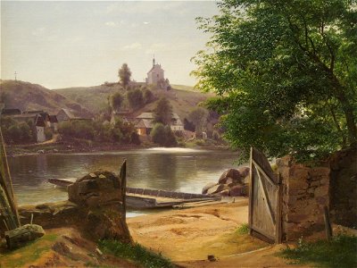 Bedřich Havránek - Kamenný Přivoz on the Sázava River