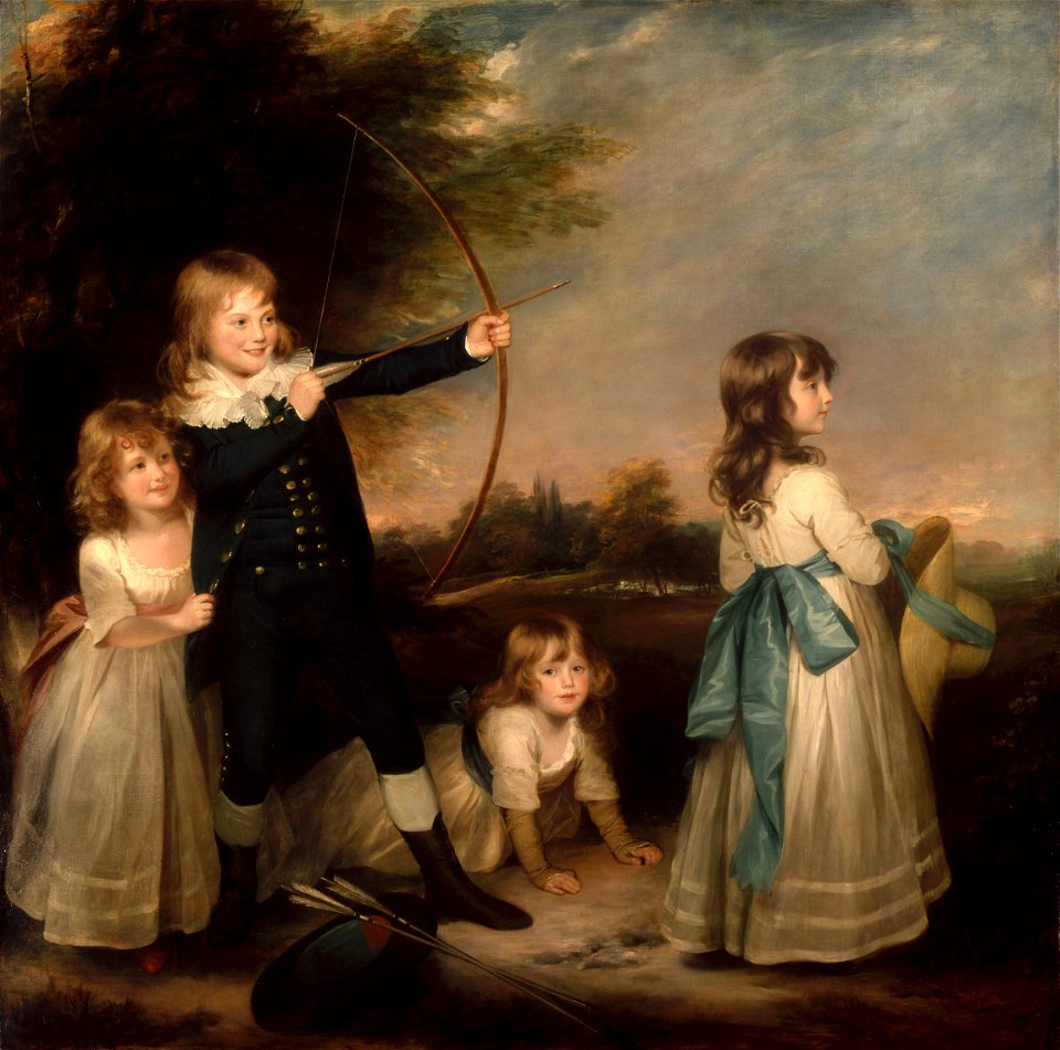 William Beechey - The Oddie Children (1789)