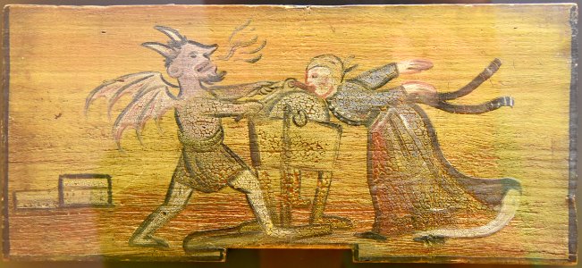 Beehive panel at the Museum of Apiculture, Radovljica