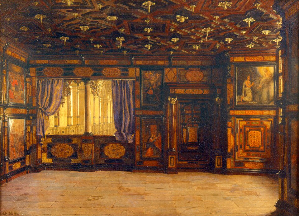 Bedekammeret 1861 by Heinrich Hansen