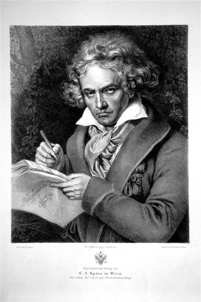 Beethoven 1841 Litho